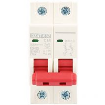 Sjlerst - Mini Disjoncteur 16A, 2P dc mcb Protection Disjoncteur 500V dc DZ47-63Z-2P Interrupteur Disjoncteur, Disjoncteur de Sécurité, Disjoncteur