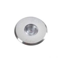 Vidrio de pared / techo – Aluminio – 1,2W – blanco caliente – Ø42mm