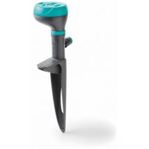 MINI DRIVER 4-Zonen-Kreisregner auf Pfahl – Blau – 16 l/min – 4 bar