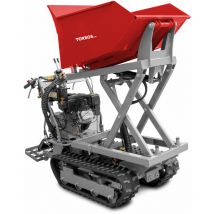 Minidumper à chenilles élévateur ciseaux benne basculante 500KG 10CH 8 vitesses Torros MRS500H6