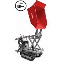 Minidumper à chenilles élévateur ciseaux benne basculante 500KG 10CH 8 vitesses à démarrage électrique Torros MRS500H6E
