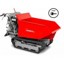 Minidumper à chenilles benne basculante 500KG 9CH 8 vitesses à démarrage électrique Torros MRD500H6E
