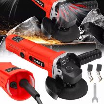 Mini Electric Angle Grinder 115mm 3000W with Cutting Disc Grinding Sawing 240V