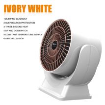 Start - Mini-Energiespar-Heizlüfter, elektrischer Heizlüfter, Heizlüfter, 220 v, 650 w, für Wohnzimmer, Schlafzimmer, Badezimmer, Weiß