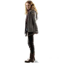 Star Cutouts - Figurine en carton Hermione Granger avec baguette magique en tenue de ville Film Harry Potter 92 cm