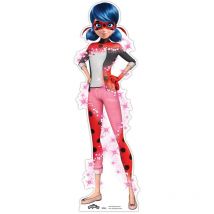 Figurine en carton – Miraculous - Ladybug en Transformation - Haut 88 cm