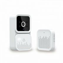 Mediawave Store - Mini interphone vidéo avec téléphone d'application de sonnette sans fil audio bi