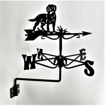 Oakley - Mini Labrador Weathervane - Steel - L38 x W38 x H45 cm - Black