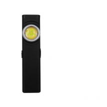 Mini lampe de poche led cob ultra fine à intensité variable (5W 500lm) avec câble usb c IP20 102x25x13,8mm couleur noire