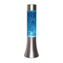 Mini lampe à poser en métal et verre Paillettes
