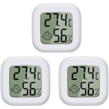 Eaudacè - LaBlanc-Mini Digital lcd Indoor Thermometer Hygrometer Temperature Humidity Meter High Accuracy Portable 50°C70°C 10%99%RH Living Room