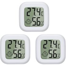 Mini Lcd Thermomètre Hygromètre Interieur Numérique Température Humidité De Haute Précision Portable -50 °C 70 °C 10% 99% Rh Pour Salon Entrepôt 