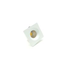 Vivalamp - Mini led downlight 3w square 38mm cob included transformer led driver kit 5 pieces 4200k