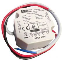 Mini Led Driver IP65 Corrente Costante 350mA 17V-34V 12W 50X48X24mm