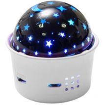Mini-Led-Sternprojektor, Sprach-Sound-Steuerung, Dj, Rgb, Wiederaufladbar, Tragbar