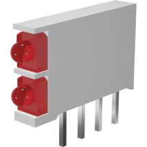 DBI01302 LED-Baustein 2fach Rot, Grün (l x b x h) 15.5 x 2.5 x 12 mm - Signal Construct