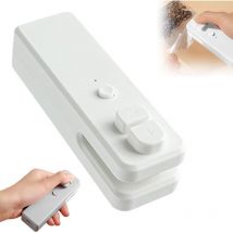 Mini machine à sceller sous vide 2-en-1 magnétique, scellage à chaud machine portative de cachetage de nourriture sous vide pour sacs en plastique,