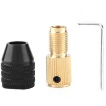 Mini Mandrin Auto-serrant, Mini Mandrin de Perceuse à Perceuse Électrique Capacité de Serrage 0,3 à 3,4 mm (3.17MM Trou), Accessoires de Mini