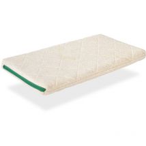 Xaluca - Mini materasso per lettino 80x50 Eko-Mini Bunny Altezza 7 cm Nucleo in schiuma con canali di ventilazione e Cocco Naturale