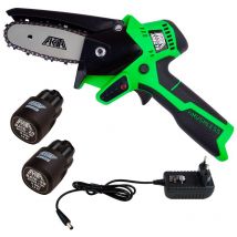 Akita - Mini Motosierra de Batería 16V + 2 Batería + Cargador
