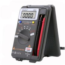 Mini multímetro digital de bolsillo, voltímetro, amperímetro, comprobador de resistencia, ohmímetro, voltímetro, amperímetro, 4000 cuentas, rango