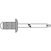 Remache fij polygrip 4,8x10mm c/red plana alum/inox 050pz ge