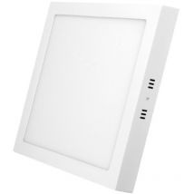 Mini panneau carré de surface rétroéclairé par led - 6W - 360lm - Blanc Chaud 2700K - 120x120x32mm