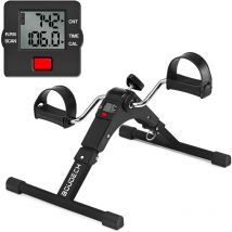 Mini Pédale Pliante Pédale Pédale à domicile Mains et pieds numériques ajustables lcd
