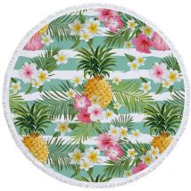 KZQ - Serviette de Plage Rond Tapis de Yoga Mandale Couvre 150c