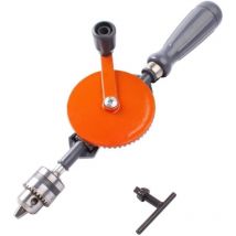 ZVD - Mini Perceuse Manuelle avec Mandrin à 3 Mâchoires - Capacité de Serrage de 1/4'