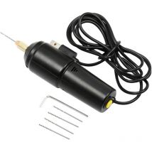 Mini Perceuses électriques, 5V Portable Perceuse usb, Perceuse Outils Rotatifs Multifonction, avec 5 Forets et Clé Allen, pour Artisanat en Bois,