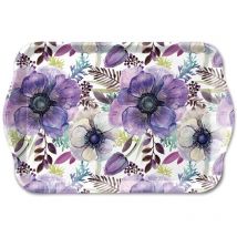 Ambiente - Mini plateau motif floral rêve pourpre – 20,5 x 13