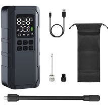 Treetalk - Mini pompe à air portable pour voiture, pompe à air de charge sans fil portative, pompe à pneu, adaptée aux vélos, voitures, voitures