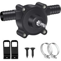 Jalleria - Mini pompe de perceuse électrique Pompe de perceuse électrique portable Huile diesel Eau liquide Pompes de transfert auto-amorçantes