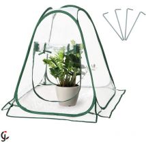 Mini Pop up Serre, Serre De Jardin Balcon, Mini-Tente De Serre, Serres de Culture en PVC de Intérieur Ou Extérieur, Tente Fleur Abri pour Plantes de