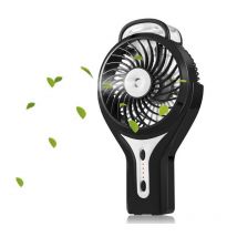 Mini Portable usb Mist Fan with Personal Cooling Mist Maker with Rechargeable Battery for Home, Office and Travel, Black