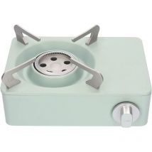 Mini réchaud de camping – Réchaud au butane portable adapté pour le camping, le pique-nique, l'extérieur – Réchaud de camping simple avec étui de