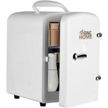 Gnc Home - mini refrigerateur blanc 4L pour le maquillage les soins de la peau et la voiture refroidissement et chauffage offre exclusive