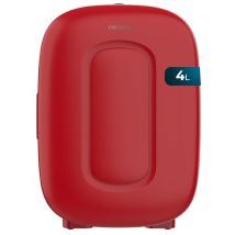 Cecotec - Mini Fridge Bolero MiniCooling 4L Bora Red, Fonctionnement 12V-220V, Compatible voiture et caravanes, Fonction de refroidissement et de