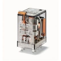 Relè Finder a zoccolo 2 scambi 10A 12VDC 553290120094