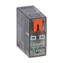 Mini Relé Lovato 16A 1 interruptor 24VAC + led HR501CA024