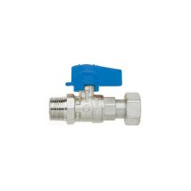 Rubinetto a sfera diritto maschio-girello femmina 1/2' x 1/2' dn 10 pn 10