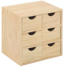 Kommode aus roher Kiefer cm 28 x 20 x 28 h