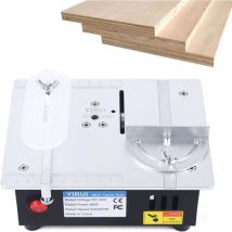 Gojoy - Mini scie circulaire de table - Pour le travail du bois - Scie circulaire de table