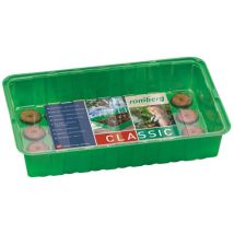 Mini serre non chauffante – 28 pastilles coco – Dimensions : 36 x 22 x 13 cm – Set de culture – Romberg
