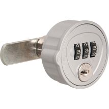 Serrure meuble A168 – Canon Ø 16/19 mm – Épaisseur max 14 mm – Axe sur serrure – Grappin Annat