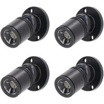 Cyslmuk - Mini Spot à led Mini Spot Encastré Encastrable au Plafond 1W avec Pilote 100-265V ac pour Maison/Armoire à Vin/Armoire à