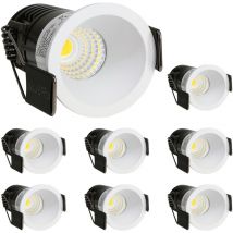 Led Atomant Sl - Mini spot downlight led 5W cct 400LM Coupe 37mm Lot de 8 u.