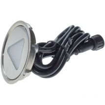 Mini spot encastrable triangle 0,3W 12v - Lumière Vert