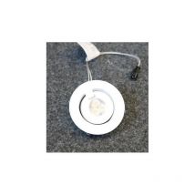 DGA - Mini spot encastre led 3W blanc orientable ø 60mm 3000K 30° alim 350mA (non incl) IP40 acrobat